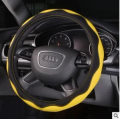 36/38/40cm PVC Leather Color Car Steering Wheel Cover Universal - Ningbo Govi Auto Parts Co., Ltd.