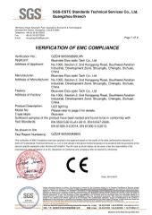 CE for LED light certificate from GUANGZHOU BLANC SIGN CO LTD