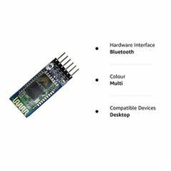 HC 05 6 Pin Bluetooth Module, For Equipment Modulation GFSK Frequency 2.4 GHz Sleep Current 1mA Part Number HC-05 Input Voltage - Image 6