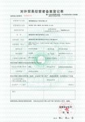 Trading Register License certificate of Zhuzhou SENO Import and Export Co., Ltd. – certificate photo, supplier certificates section