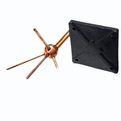 PVC BASE COPPER BONDED LIGHTNING ARRESTOR ROD Length 1 Meter Rated Voltage 9 kV Weight Light Weight Air Rod Height 1 - Image 2