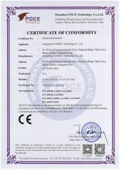 LVD certificate from Guangzhou Futu Intelligent Technology Co., Ltd