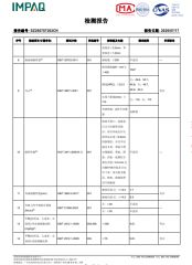 IMPAQ certificate from Yueqing Senda Shoe Materials Co., Ltd.