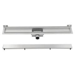 Wall Linear Shower Drain Channel Floor Drain Style Drain Color Silver Kind Floor Drain Model NO. SDS033 HS Code - Image 3