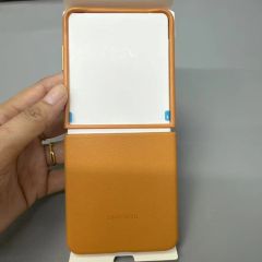 Original Premium Leather Pattern Case for Samsung Z Flip 7 Material PU Origin China Gender Unisex Specification 50g HS Code - Image 6