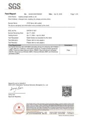ROHS certificate from Wujiang Xianglu Textile Co., Ltd.