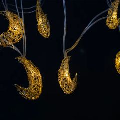 Iron Solar LED String Lights for Christmas Festival - Image 2