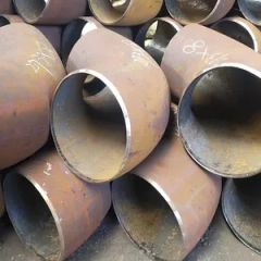 Carbon Steel Elbow. Various Pipe Accessories Origin China Model NO. DN40 Angle 90 Degree Head Code Round Trademark - Image 1