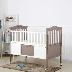 Easy Assemble Functional Convertible Baby Rocker Bed Crib MOQ 100 Logo Yes Sample Yes OEM/ODM Yes Swing Swing Style - Image 2
