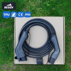 32A Type2 to Type1 Electric Car Connector Charging Cable - Image 1