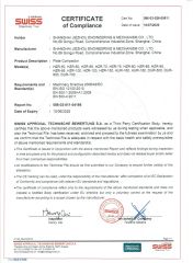 CE certificate from Shanghai Jiezhou Engineering & Mechanism Co., Ltd.