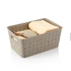 Cross Border Stackable Woven Rattan Faux Rattan Durable Baskets Storage & Organization - Image 4