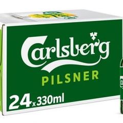 CARLSBERG BEER 330ML - Image 1