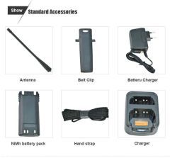CE Dual Band Lt-558UV Standby Protable Two Way Radios LCD Without Channels 96 Color Black Origin China Type Handheld Keypad - Image 4