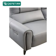 Contemporary Customized Italian Leather Recliner Sofa for Living Room - Image 5