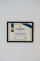 Certificate  OF APPRECIATION certificate from Rovix International