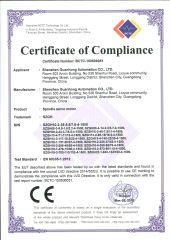 CE certificate from Shenzhen Guanhong Automation Co., Ltd.
