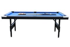 7-Foot Pool Table, Billiards, Indoor Game Accessories (Including Balls and Cues) - Blue Version - Image 2
