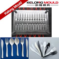 Plastic Injection Mould for Disposable Cutlery Spoon Fork Knife Moulds - Image 3