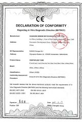 CE certification certificate from Hunan BKMAM International Trade Co., Ltd.