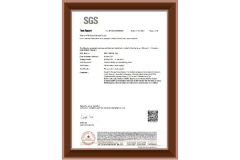 SGS certificate from Taizhou ATS Optical Material Co., Ltd.