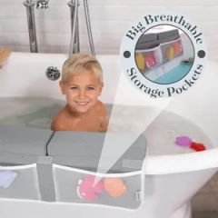 Kids Pet Bath Essentials with Pockets Quick Drying Kids Baby Bath Mat - Image 3