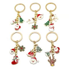 Christmas Hot Sale Metal Enamel Cartoon Style Promotion Gift Model 3D Souvenir Design Personalized Decoration Keychain - Image 2
