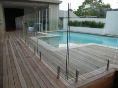 Customized Laminated Float Tempered Glass Railing Fence for Swimming Pool - Image 2