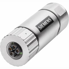 Siemens 6GK1906-0EB00 Power Cable Connector Brand Siemens Material Brass Code Type L-coded Model 6GK1906-0EB00 Cable Outlet Style - Image 1
