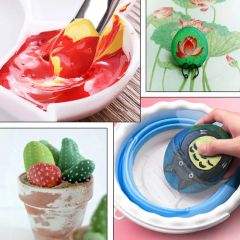 Foska 75ml Acrylic Art Paints 6Colors Assorted 6PCS/Box MOQ1CTN 15D ISO9001 - Image 6