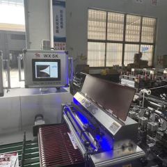 Bus Type Three Side Sealing Plastic Food Bag Making Machine with Material Storage Device - Image 5