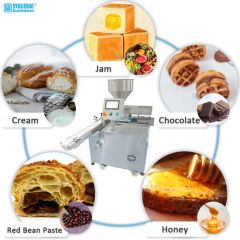 Puff Pastry Choux Custard Cream Cake Injection Forming Machine Processing Line - Image 2