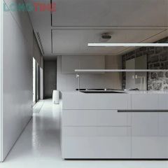 Custom High End Modern Lacquer Simple Modular Interior Designs Flat Pack Kitchen Cabinet - Image 4