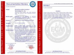 CE certificate from SHANDONG AOJIANYI MEDICAL TECHNOLOGY CO., LTD.