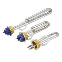 Immersion Heating Element Tubular Coil Solar Water Copper Heater with Copper Screw - Image 1
