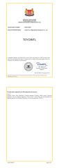 Singapore TRADE MARKS REGISTRATION REGISTRY CERTIFICATE certificate of Tianjin Toyo Lifting Machine Manufacture Co., Ltd – certificate photo, supplier certificates section