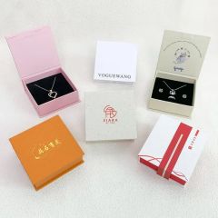 Premium Customized Cardboard Ring Bracelet Storage Jewelry Magnet Packaging Box - Image 1