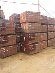 Iroko Grade AB Type Timber Finish Smooth Finish Max. Moisture (%) 16 Place of Origin Cameroon Packaging Details Pallets Color Golden To Medium Brown - Image 1