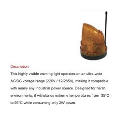 Safety Flashing Warning Light/Traffic Signal Light Rated Power 2W Certification CE Flash Frequency 1s HS Code 8530800000 - Image 5