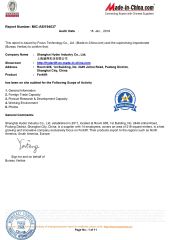 BV certificate for supplier certificate from Shanghai Hyder Industry Co., Ltd.