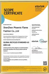 Recycled Certificate certificate from Phoenix Flame Holdings Limited