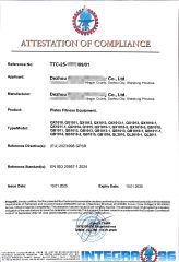 CE certification certificate from Dezhou Qinglan Tonghui Trading Co., Ltd.