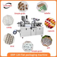 DDP-120 Flat-Plat Eautomatic Tablet Capsule Medicine Pharmaceuticals Blister Packing Machine - Shanghai Lao Le Machinery Equipment Co., Ltd.
