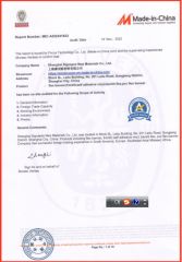 BV certificate certificate from Signapex Technology Co., Ltd.