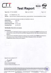 Lead and cadmium report certificate from YLY JEWELLERY CO., LTD.