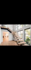 Stairs Modern Stair Glass Railing, For Home Material Glass Thickness 8 mm Position Stairs Usage/Application Home Glass Type Tempered - Image 8