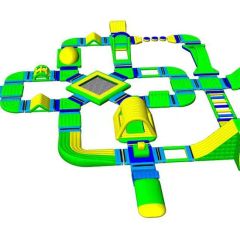 Popular Style Custom Obstacle Course Kids Adult Inflatable Water Parks - Image 2