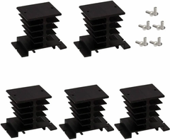 Aluminium Heat Sink, For SOLID STATE RELAYS, for Electronic Boards - Image 1