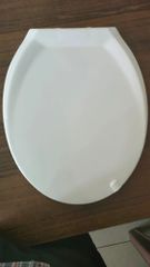 PVC Toilet Seat Cover Shape Oval Color White Material PVC Surface Finish Glossy Cleanability Easy To Clean Material Durability - Image 2