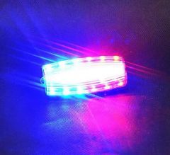 Multi-Functional Red and Blue Strobe Duty Light Rescue Safety LED Shoulder Light - Image 3